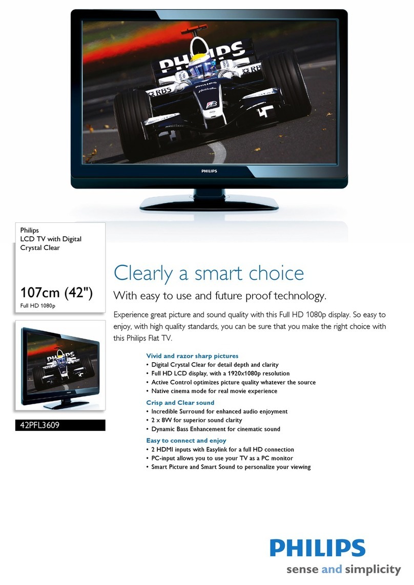 Philips 42PFL3609/93 Manuel utilisateur