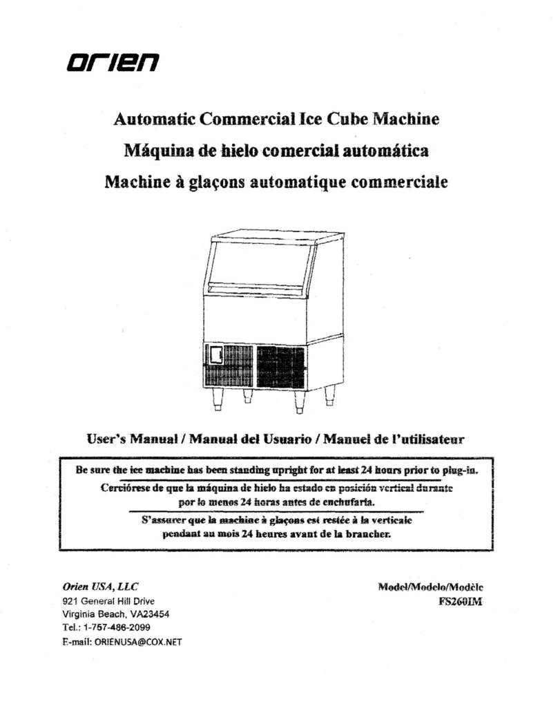 Orien FS260IM Manuel utilisateur Orien FS260IM Manuel utilisateur