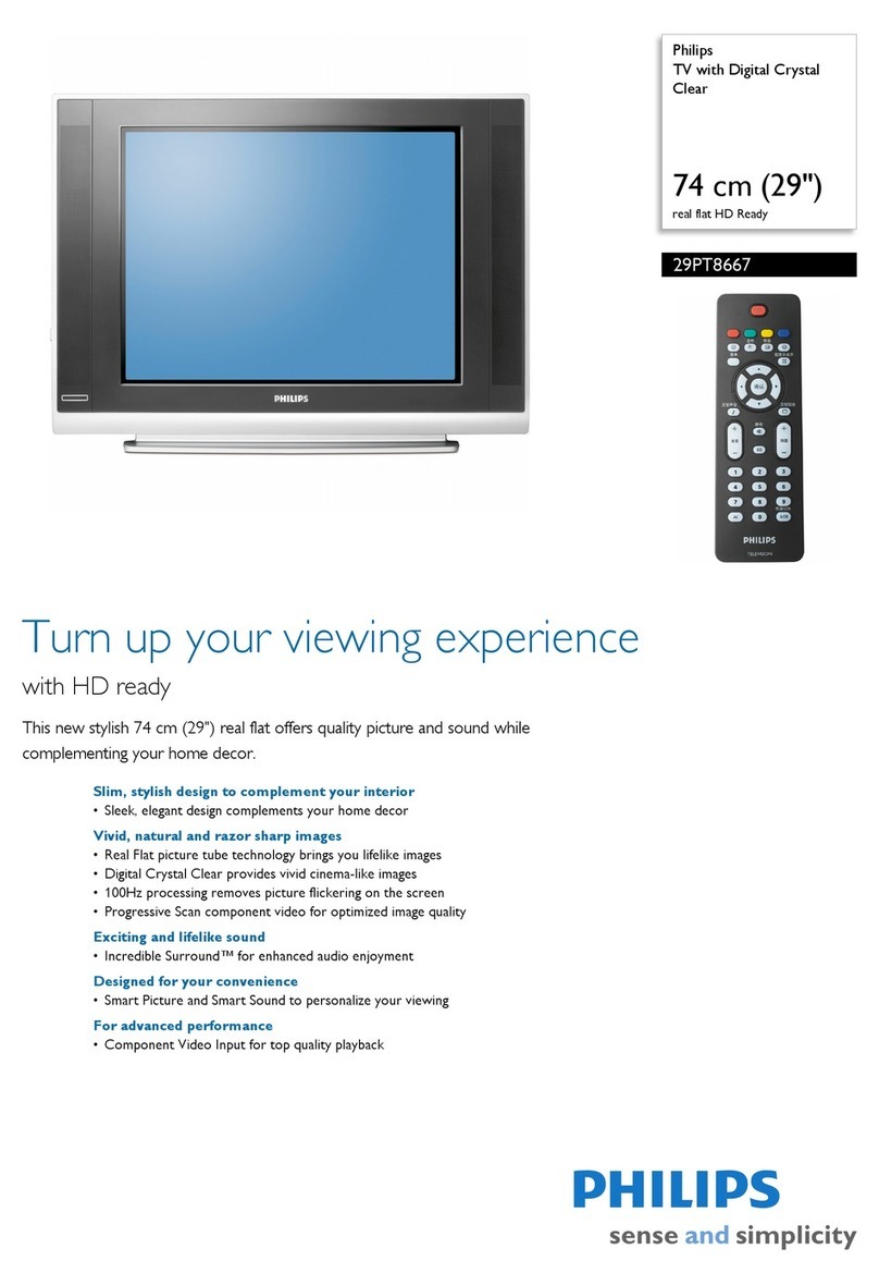 Philips 29PT8667 Manuel utilisateur
