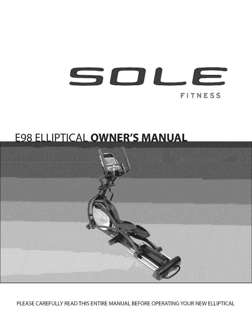 SOLE E98 Manuel utilisateur
