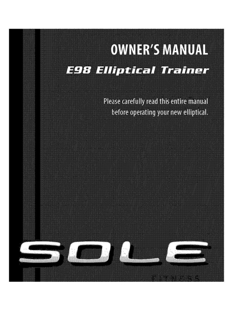 SOLE E98 Manuel utilisateur