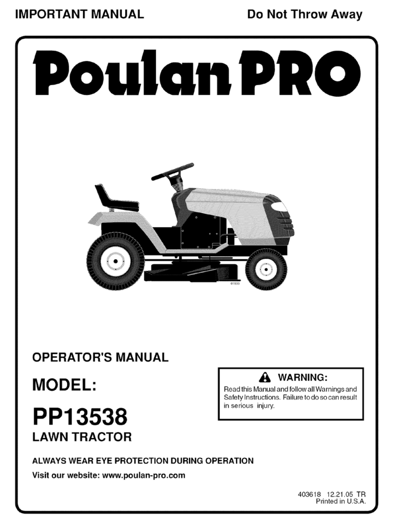 Poulan Pro PP13538 Manuel utilisateur