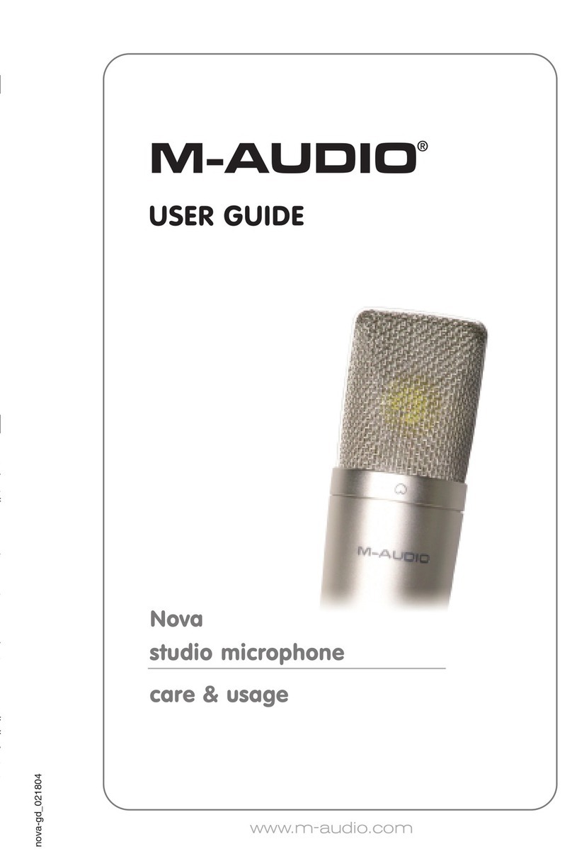 M-Audio Nova Manuel utilisateur