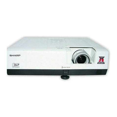 Sharp PG-D2710X Manuel utilisateur