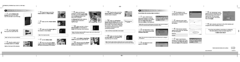 ActionTec WirelessDSL Modem Manuel utilisateur