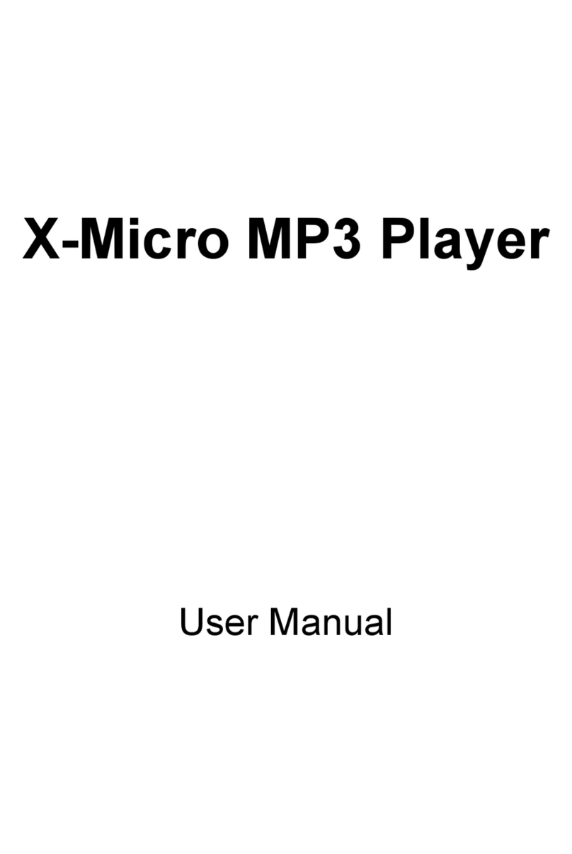 X-Micro XMP3-128 Manuel utilisateur