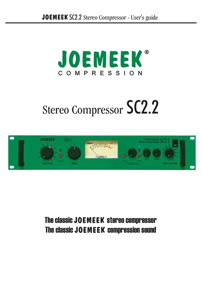Joemeek SC2.2 Manuel utilisateur