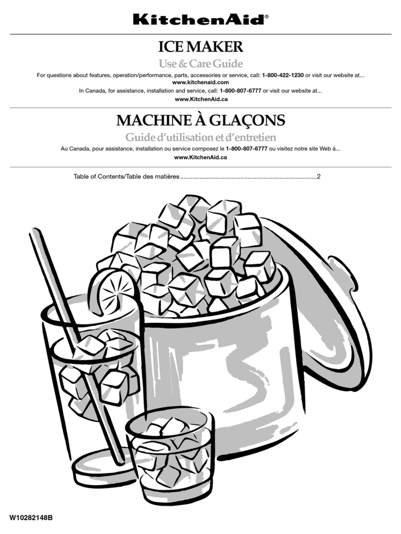 KitchenAid OUTDOOR ICE MAKER Manuel utilisateur