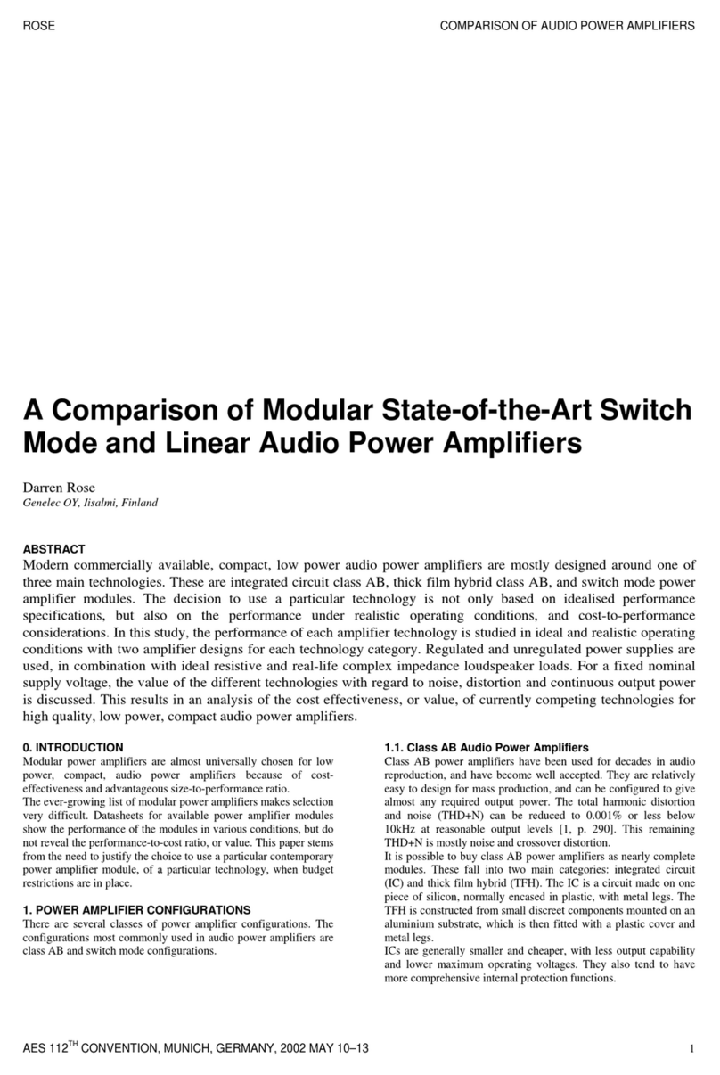 Genelec ROSE Manuel utilisateur Genelec ROSE Manuel utilisateur