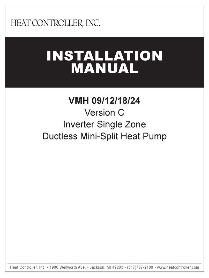 Heat Controller VMH 09 Manuel utilisateur