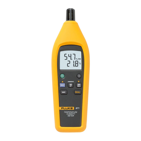 Fluke 971 Manuel utilisateur Fluke 971 Manuel utilisateur