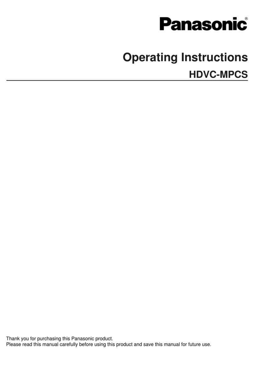 Panasonic HDVC-MPCS Manuel utilisateur