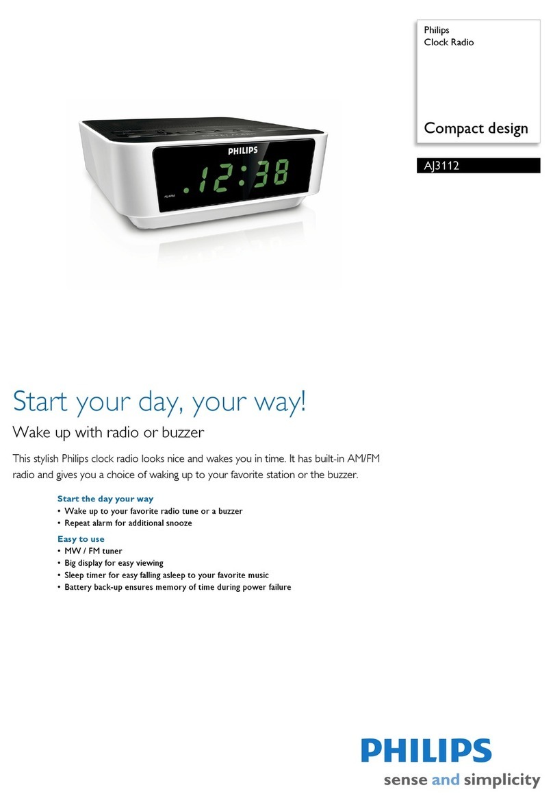 Philips AJ3112 Manuel utilisateur