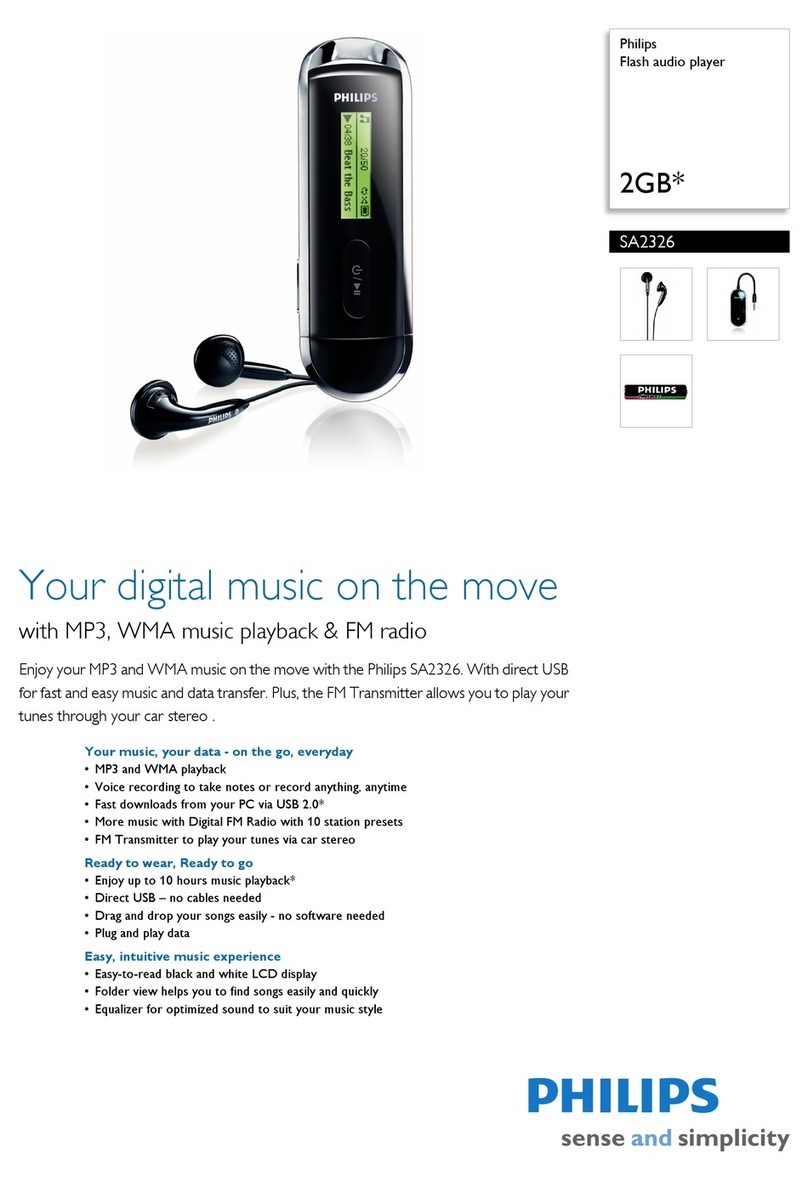 Philips SA2326/02 Manuel utilisateur