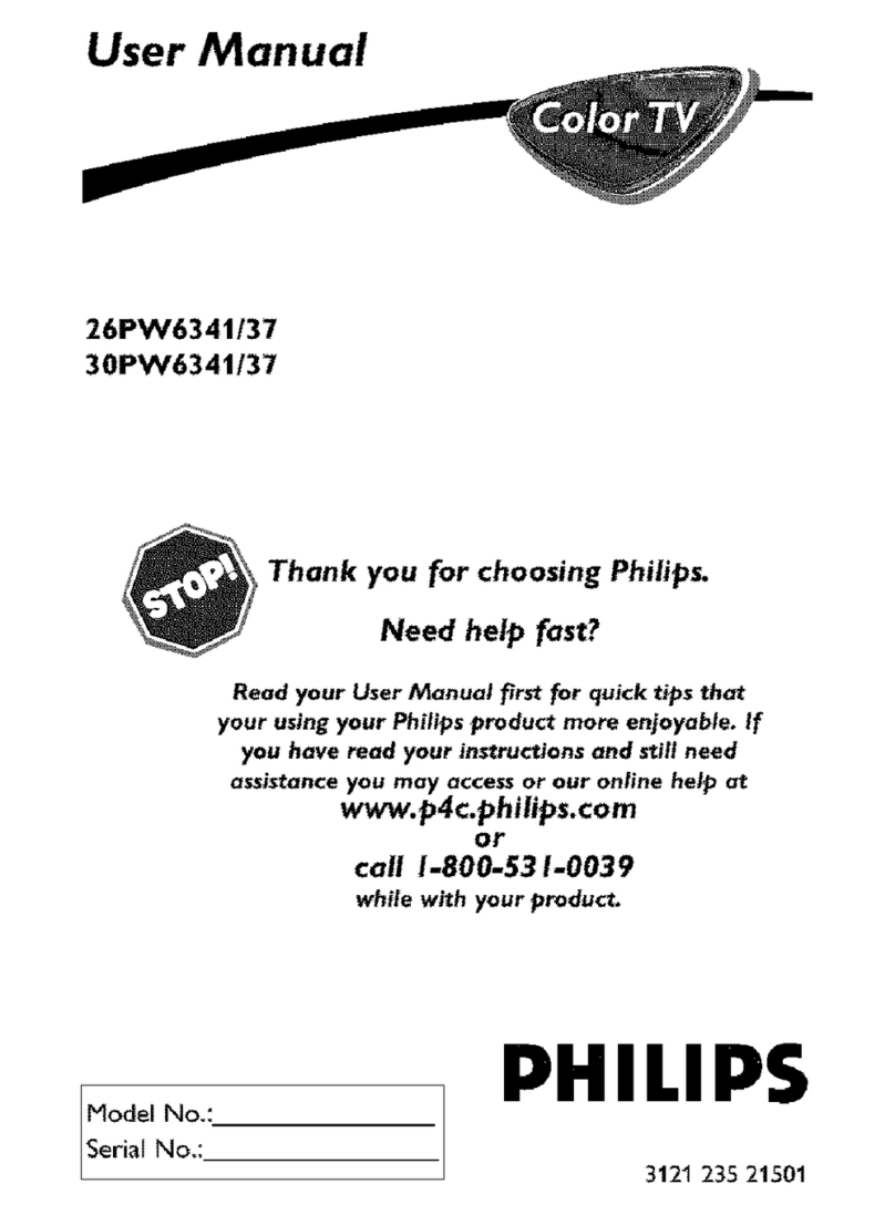 Philips 26PW6341 Manuel utilisateur