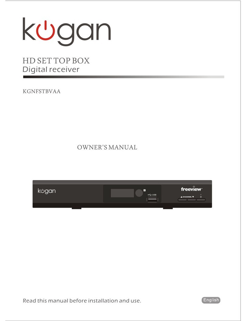 Kogan KGNFSTBVAA Manuel utilisateur