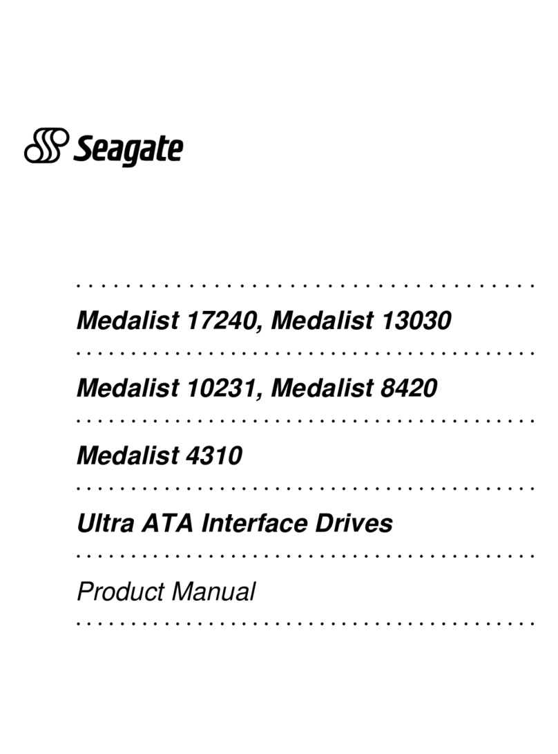 Seagate Medalist 17240 Manuel utilisateur