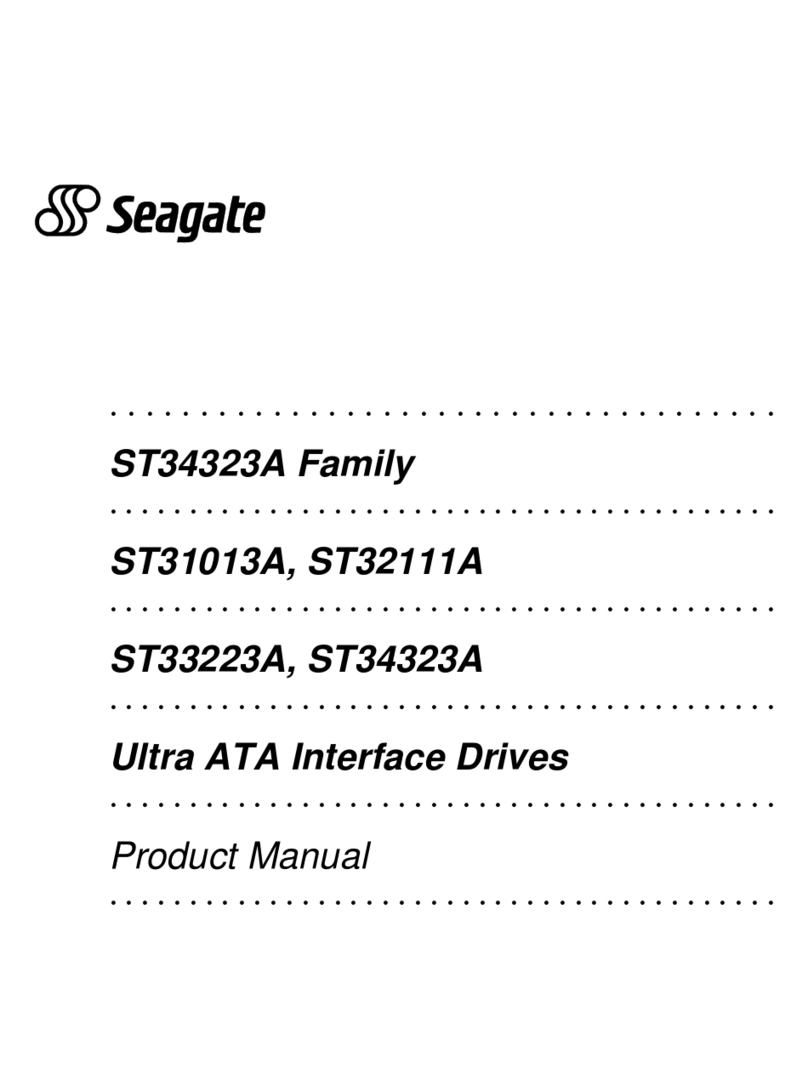 Seagate ST34323A Manuel utilisateur Seagate ST34323A Manuel utilisateur