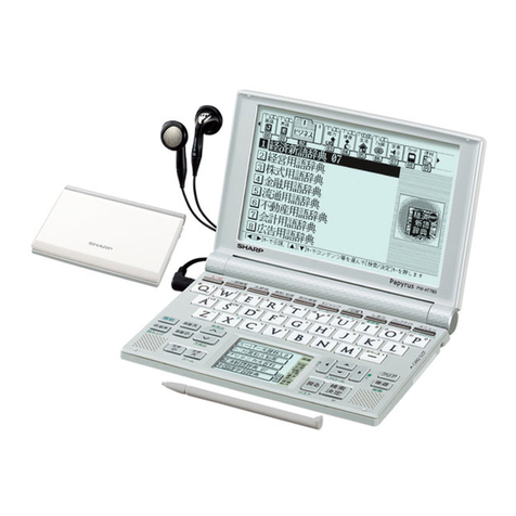 Sharp PW-AT780 Manuel utilisateur