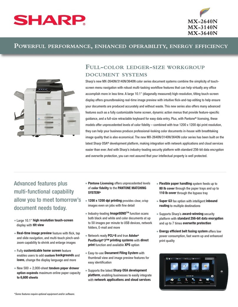 Sharp MX-2640N Manuel utilisateur