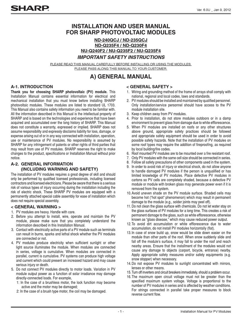 Sharp NU-Q240F2 Manuel utilisateur