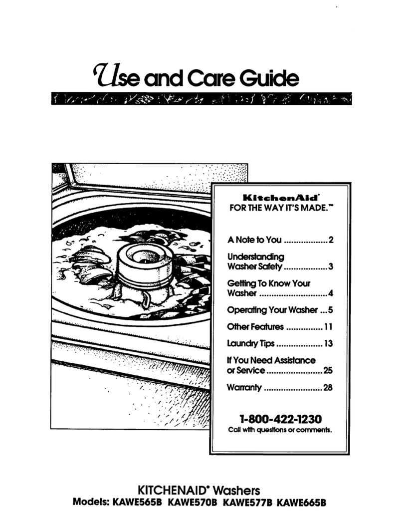 KitchenAid KAWE565B Manuel utilisateur