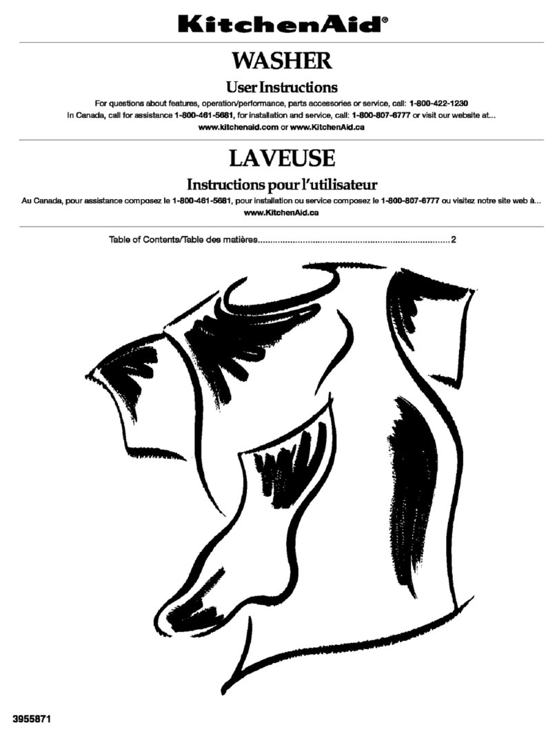 KitchenAid KAWS850LT Manuel utilisateur