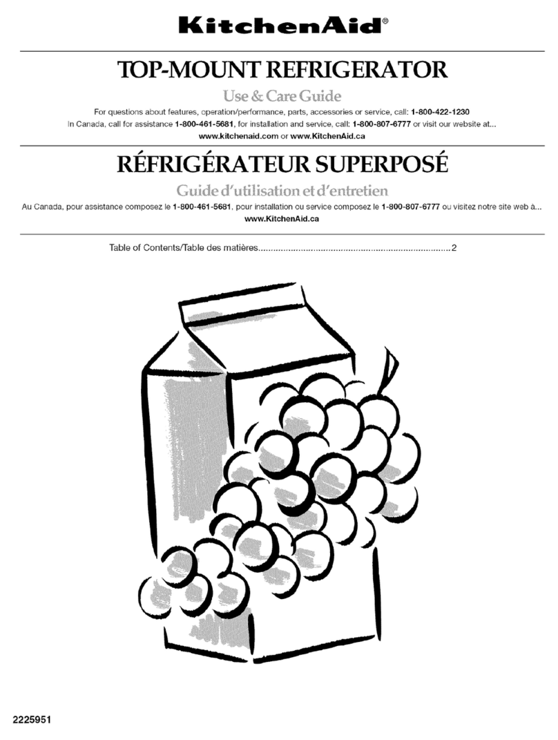 KitchenAid KTRP22EMBT04 Manuel utilisateur