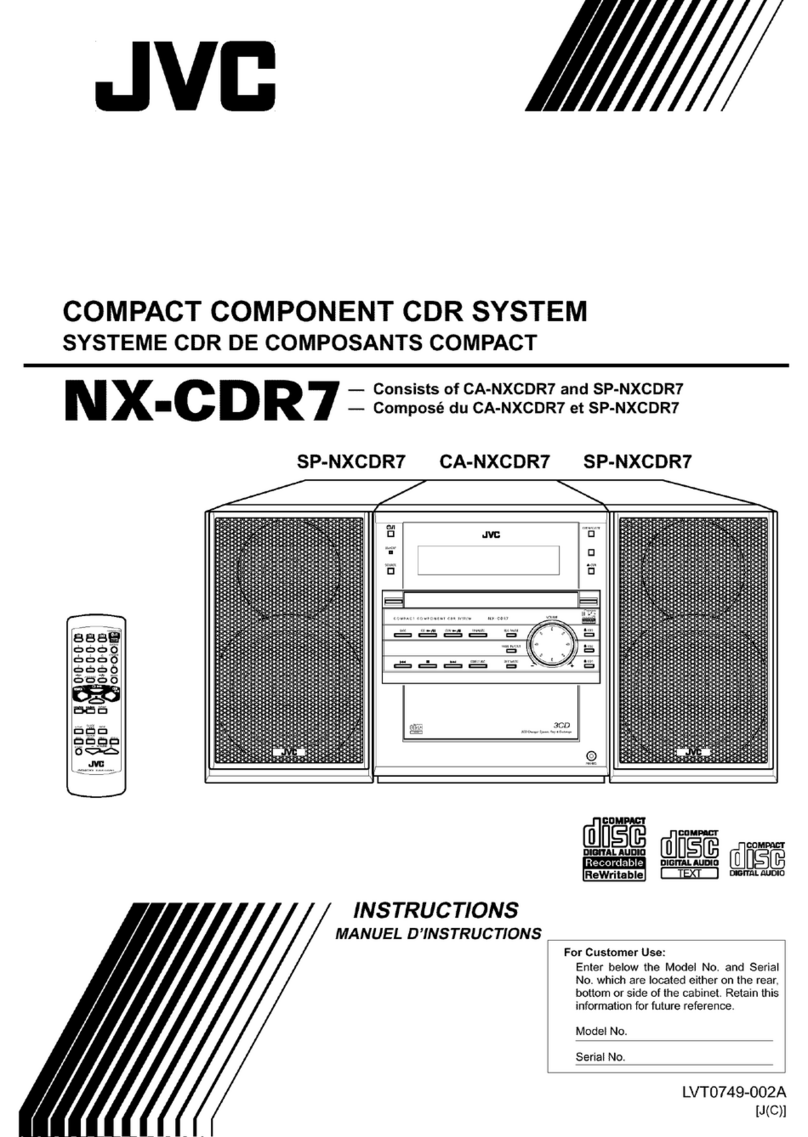 JVC NXCDR7 - Executive Microsystem Manuel utilisateur