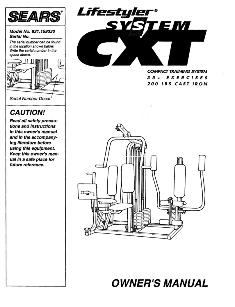 LIFESTYLER System CXT Manuel utilisateur