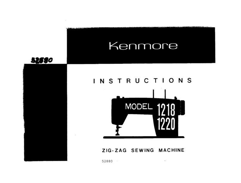 Kenmore 1218 Manuel utilisateur
