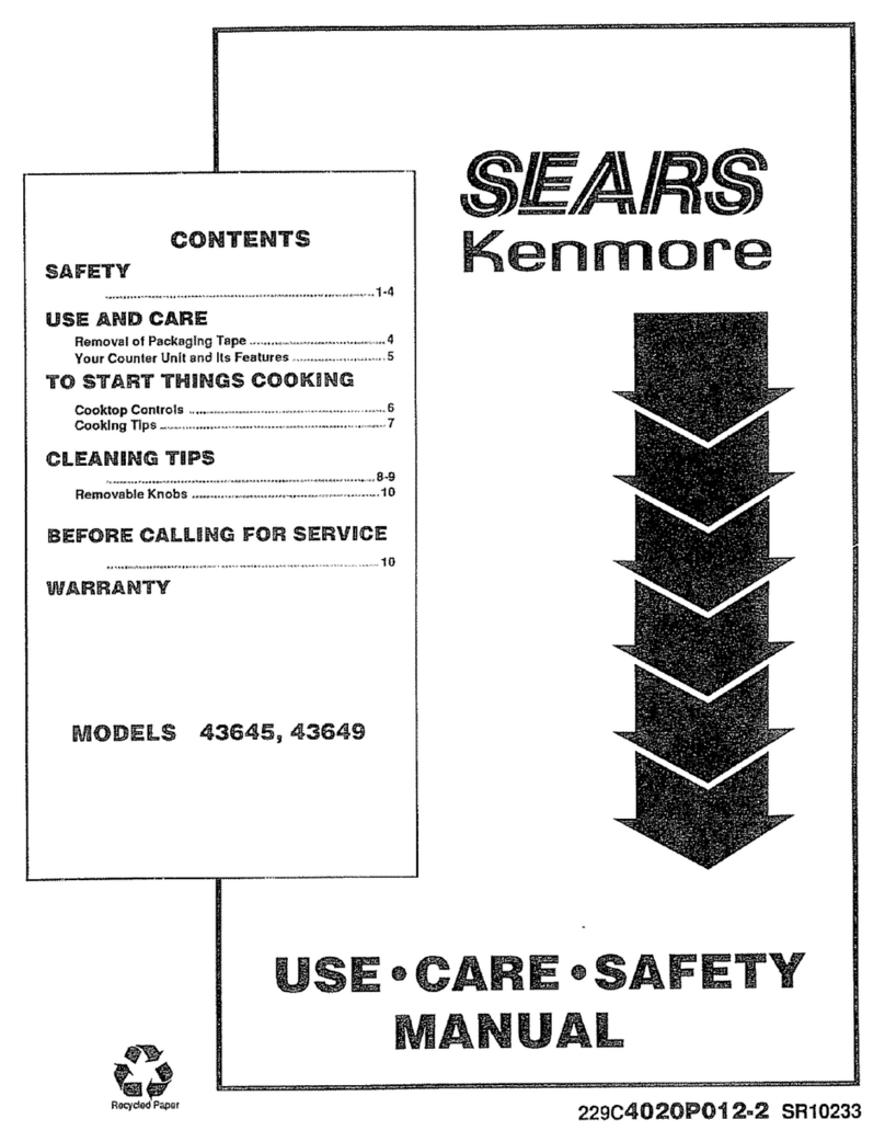 Kenmore 43645 Use Instructions d'installation