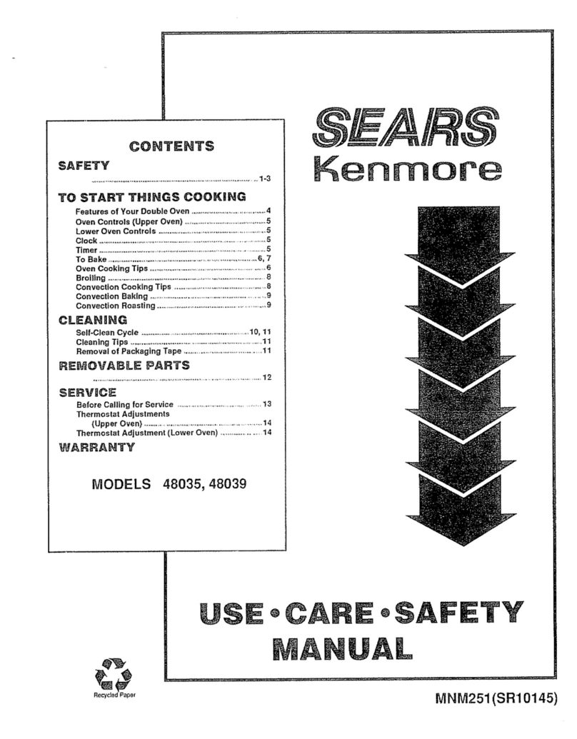 Kenmore 9114803592 Use Instructions d'installation