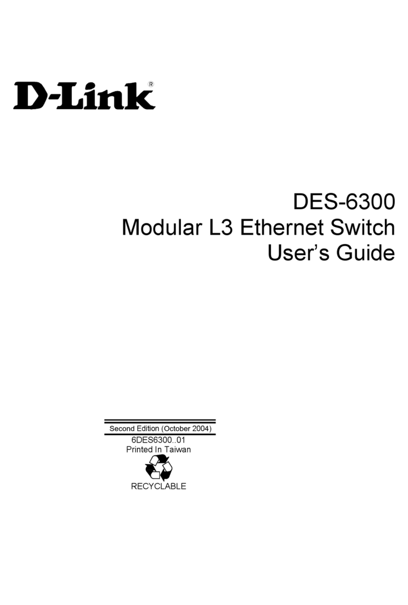D-Link DES-6300 Manuel utilisateur