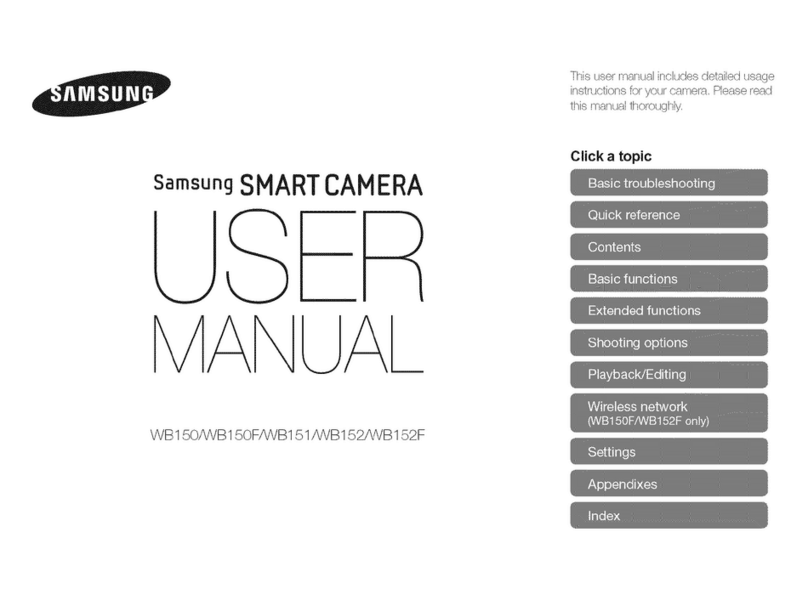 Samsung SMARTCAMERA WB150 Manuel utilisateur Samsung SMARTCAMERA WB150 Manuel utilisateur