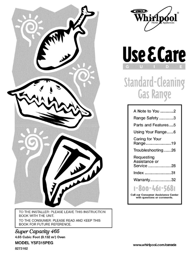 Whirlpool YSF315PEG Manuel utilisateur