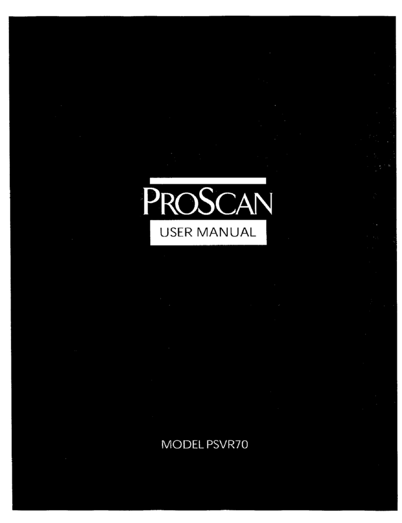 ProScan PSVR70 Manuel utilisateur