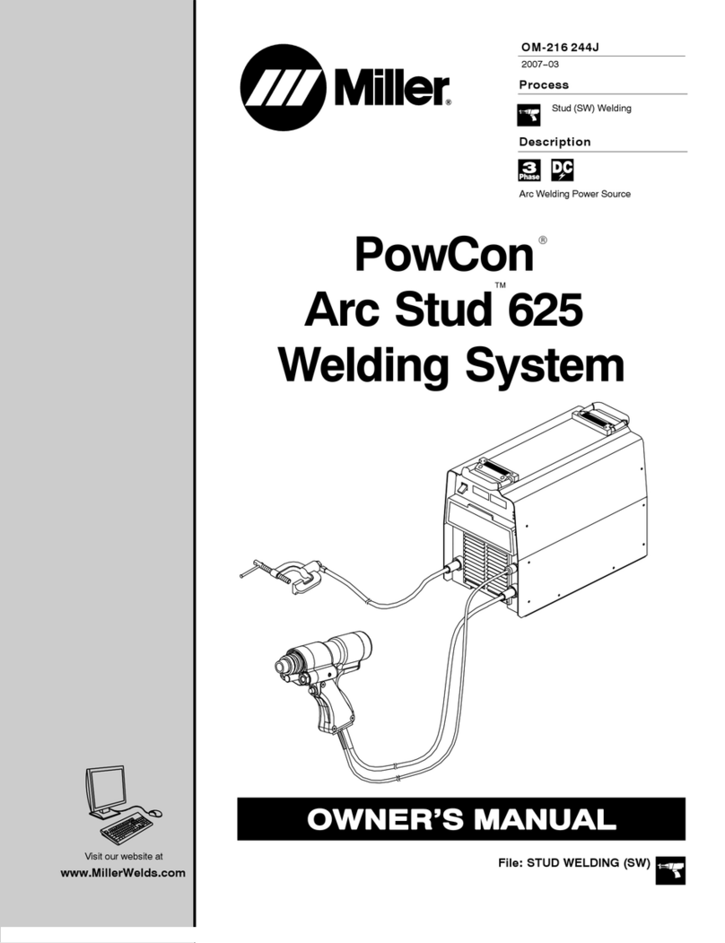 Miller Electric Spectrum 625 Manuel utilisateur
