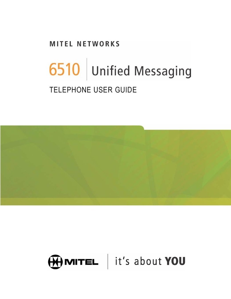 Mitel 6510 Manuel utilisateur