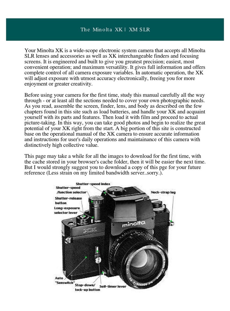 Minolta XK Manuel utilisateur