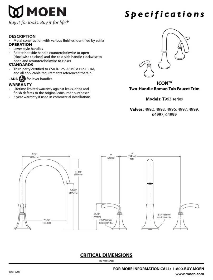 Moen 4992 Manuel utilisateur