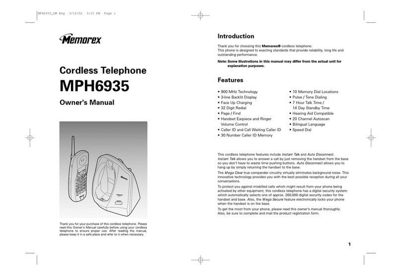 Memorex MPH6935 Manuel utilisateur