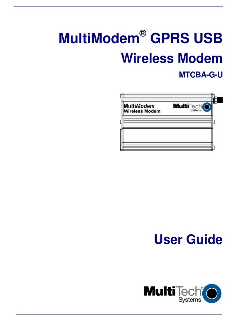 Multitech GPRS Manuel utilisateur