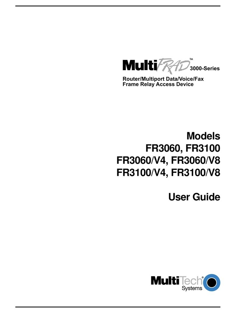 Multitech MULTIFRAD FR3060 Manuel utilisateur