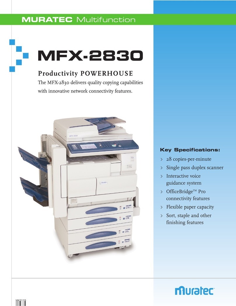 Muratec MFX-2830 Manuel utilisateur
