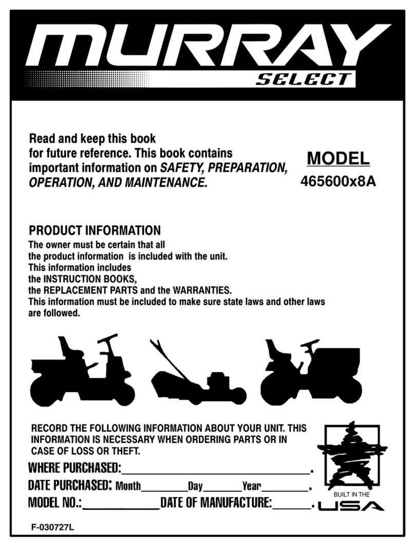 Murray 465600x8A Guide de l'utilisateur