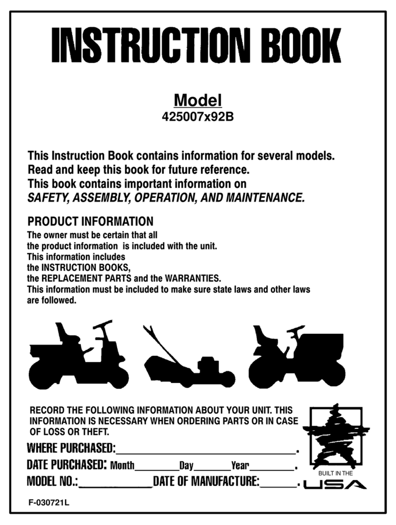 Murray 425007x92B Manuel utilisateur