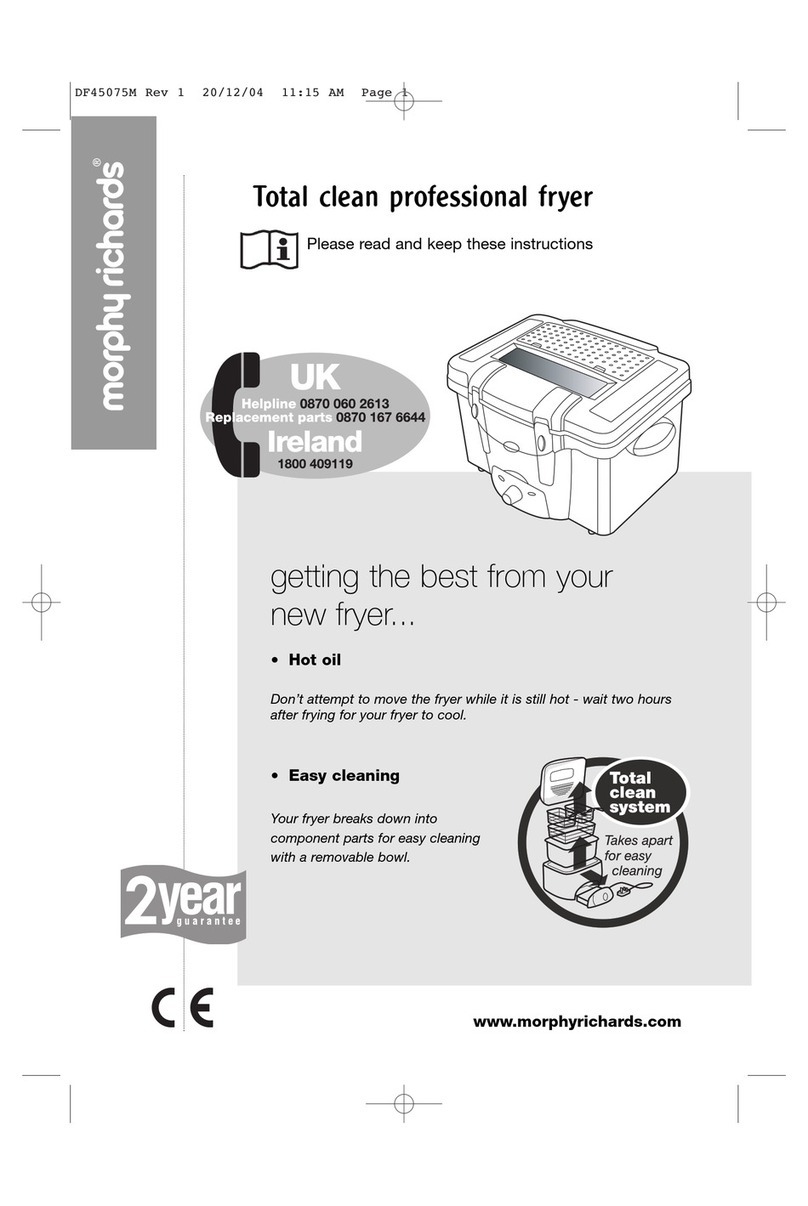 Morphy Richards DF45075M Manuel utilisateur