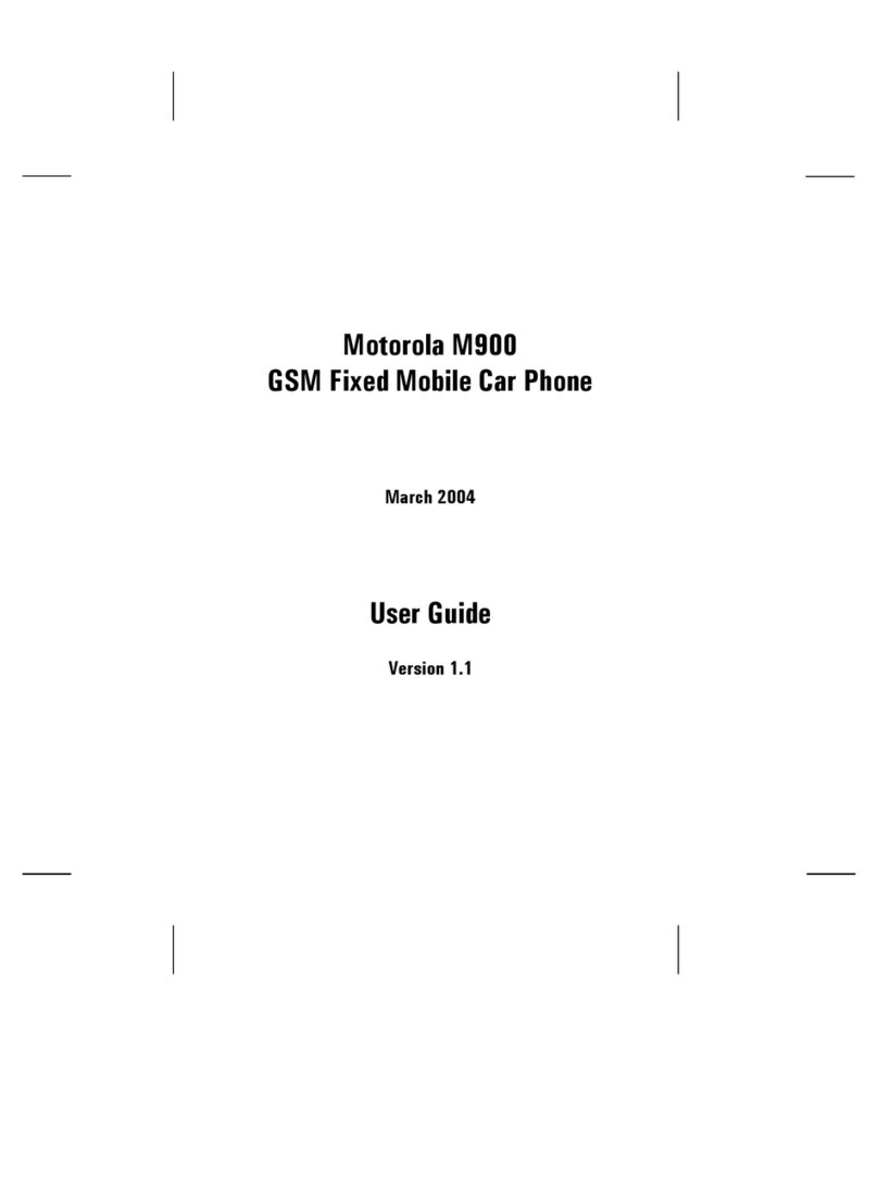 Motorola M900 Manuel utilisateur