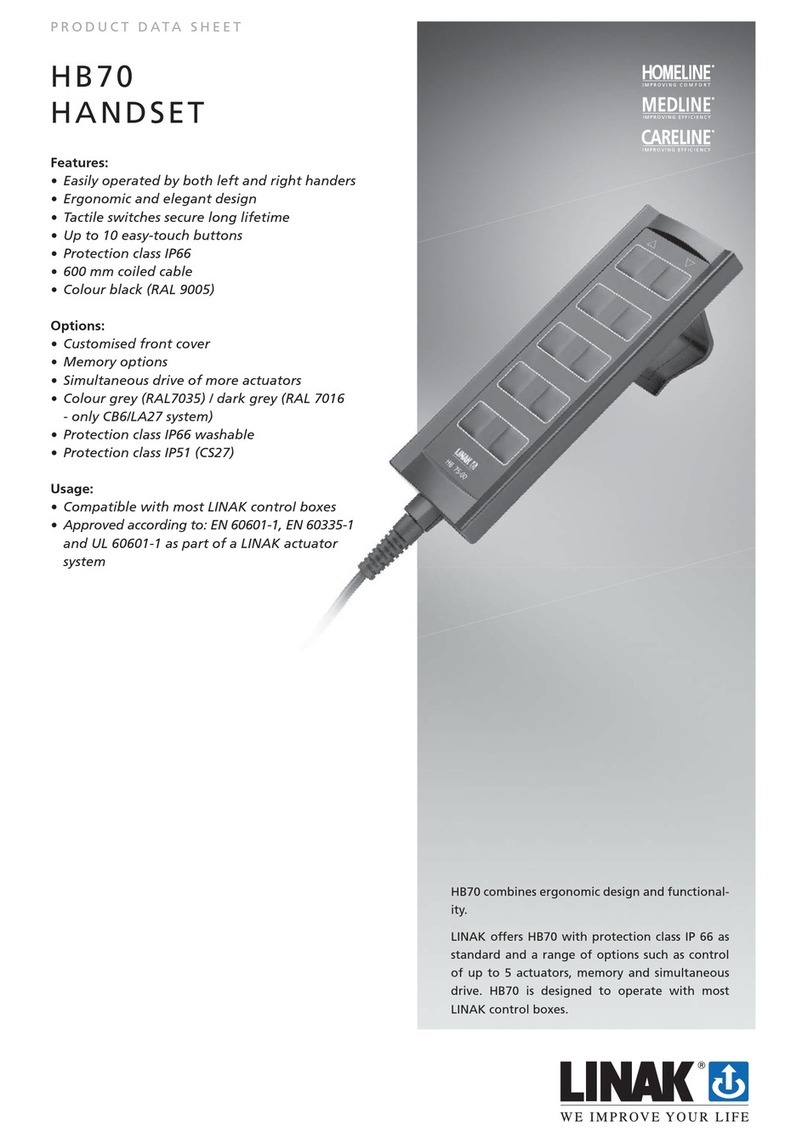 Linak HB70 Manuel d'exploitation